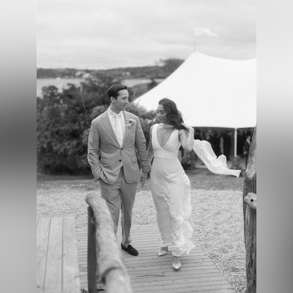 Custom UNDONE by Kate dress with neck scarf - fits size 2/4 - Picture 7 of 7